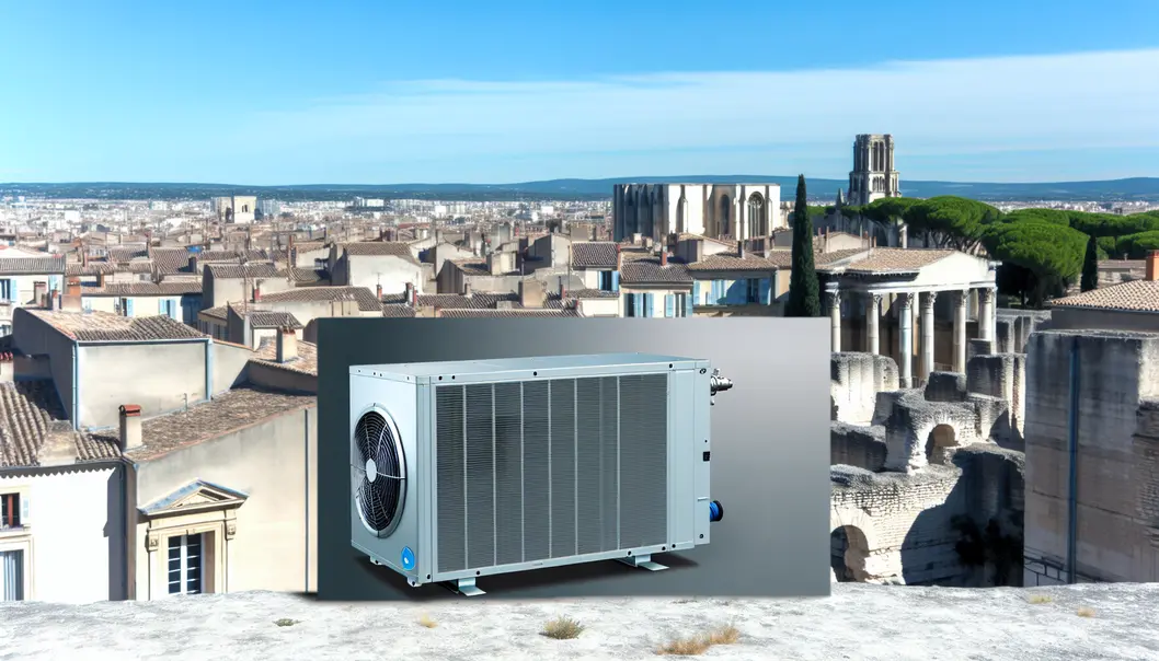 Installation élégante de PAC Atlantic dans une maison de Nîmes